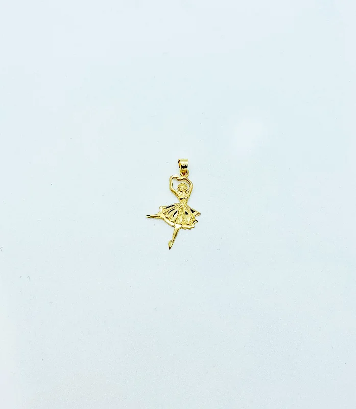 Insect - inspired pendants like butterflies or dragonflies​ Ballerina Diamond Cut Pendant (14K).