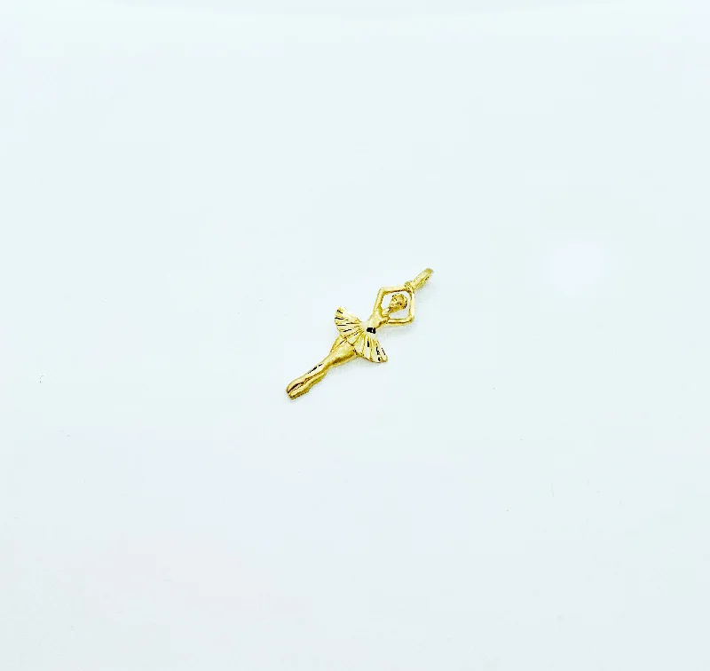 Jade pendants, symbolizing luck and prosperity in Asian cultures​ Ballerina Diamond Cut Pendant (14K)