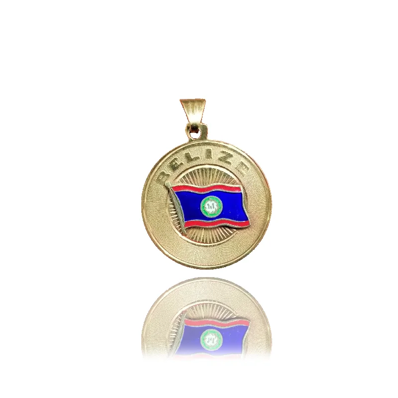 Emerald - set pendants with a rich, green hue​ Belize Medallion Pendant (14K)
