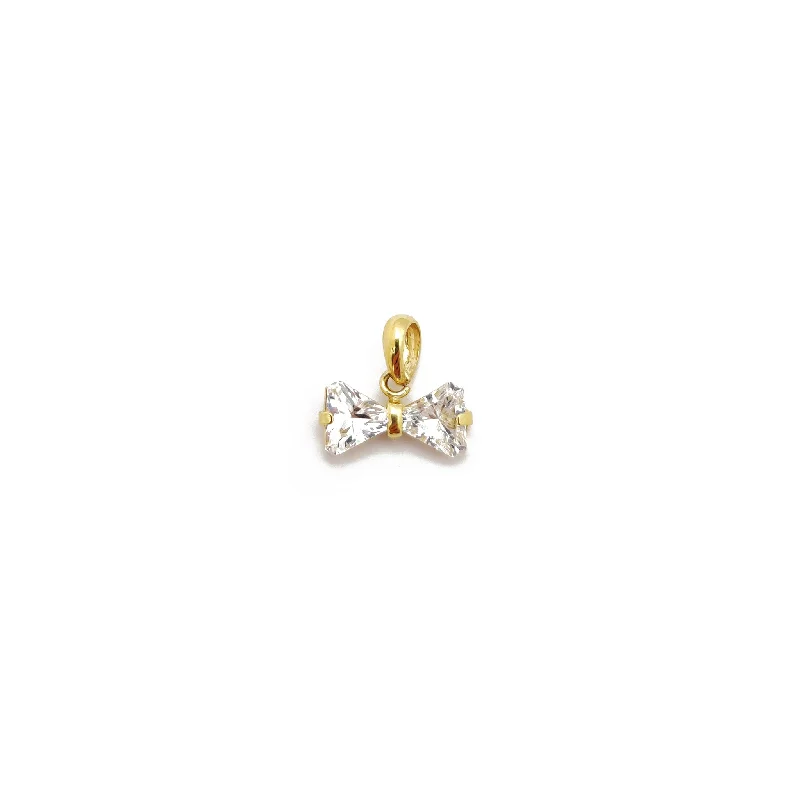 Mermaid - tail pendants for a touch of fantasy​ Bowtie CZ Pendant (14K)