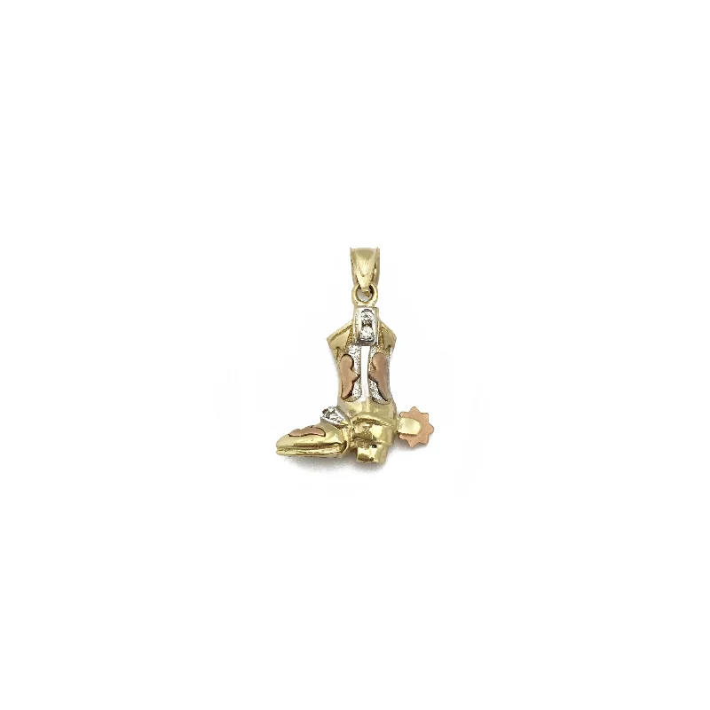 Pendant with a tassel for a bohemian and trendy style Cowboy Boot Pendant (14K) Pendant with a tassel for a bohemian and trendy style Cowboy Boot Pendant (14K)