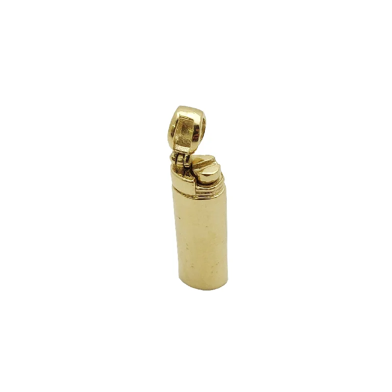 Animal - shaped pendants, such as wolves, lions, or dolphins​ Crematory Ash Urn Pendant (14K)