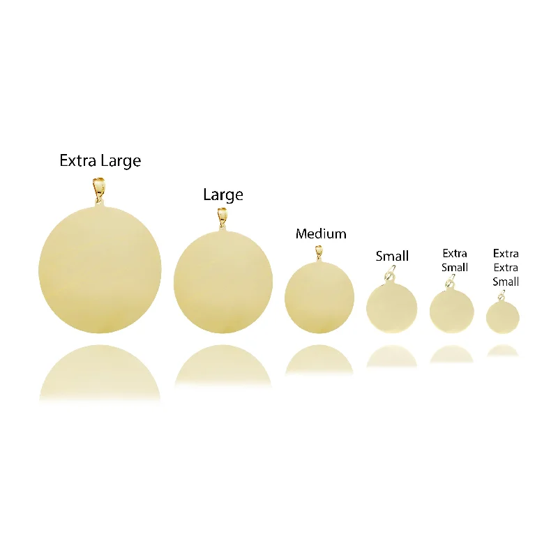 Animal - shaped pendants, such as wolves, lions, or dolphins​ Customizable Yellow Gold Pendant (14K)