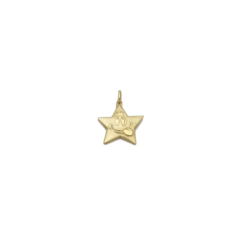 Pendant with a tassel for a bohemian and trendy style​ Drunk Star Pendant (14K)