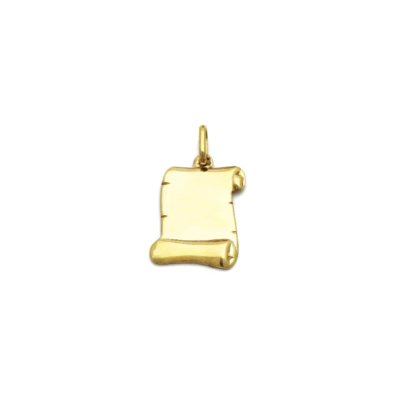 Gold pendants featuring a single large diamond for a luxurious look Engravable Graduation Diploma Pendant (14K) Gold pendants featuring a single large diamond for a luxurious look Engravable Graduation Diploma Pendant (14K)