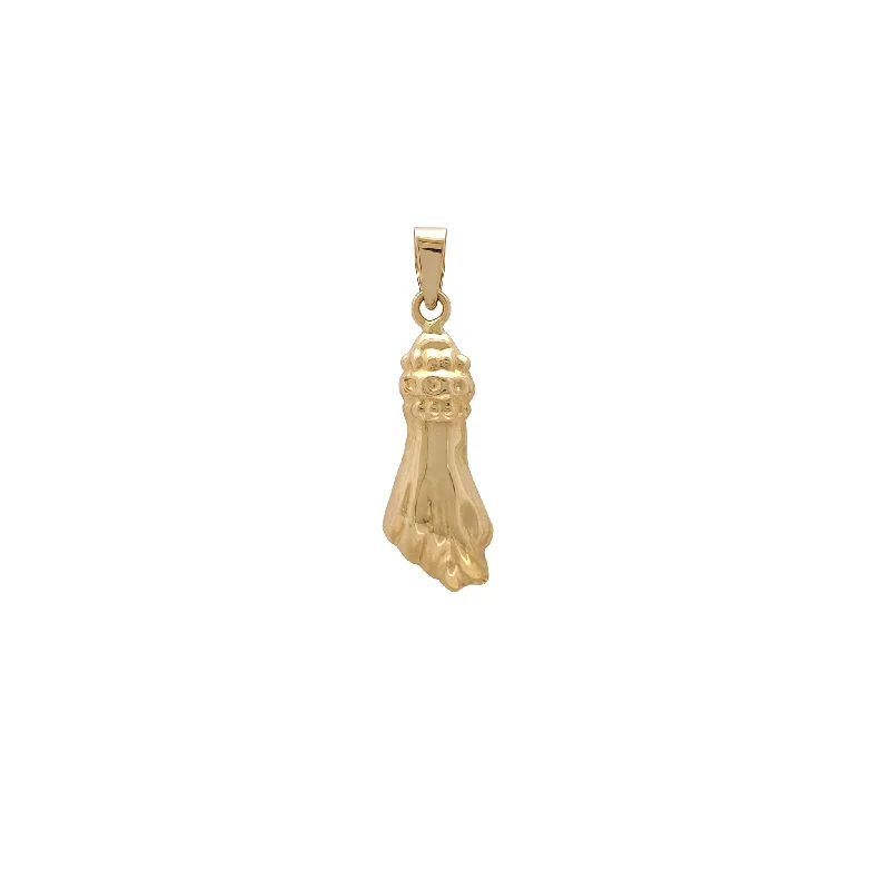 Compass - shaped pendants for a sense of direction​ Figa Hand Pendant (14K)