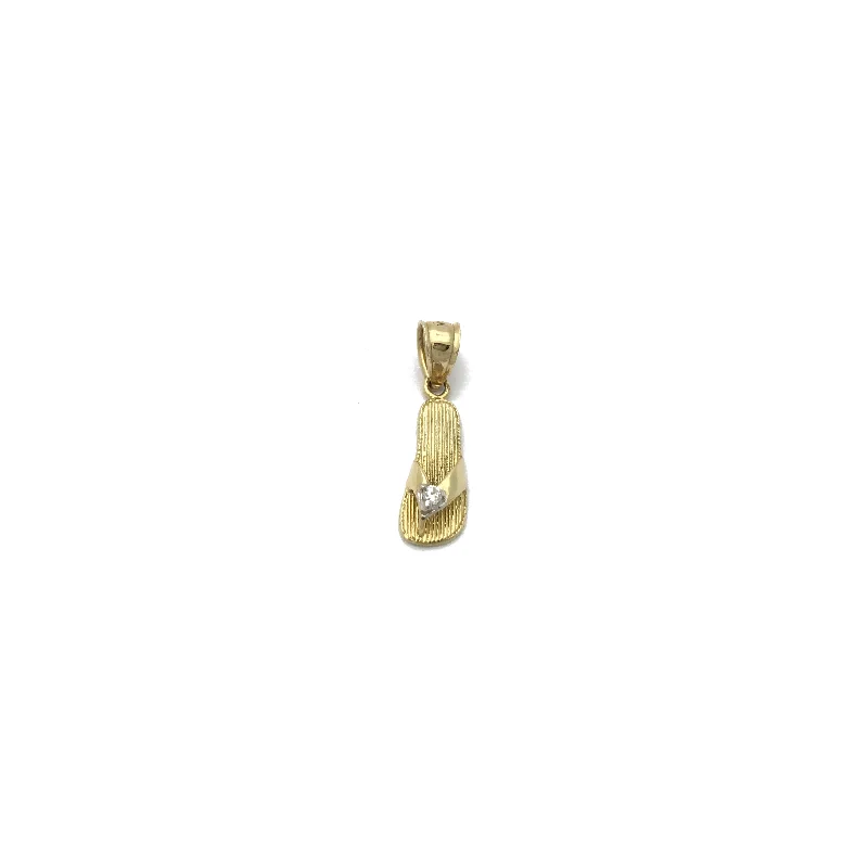 Unicorn - shaped pendants, popular among fans of magical beings​ Flip Flop CZ Pendant (14K)