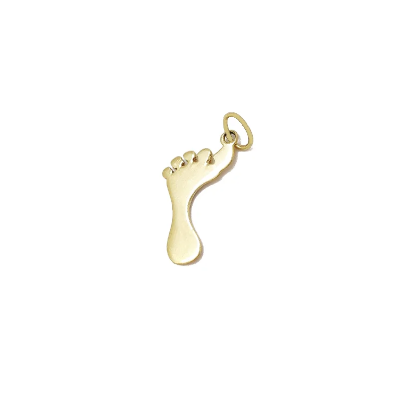 Compass - shaped pendants for a sense of direction​ Footprint Pendant (14K)