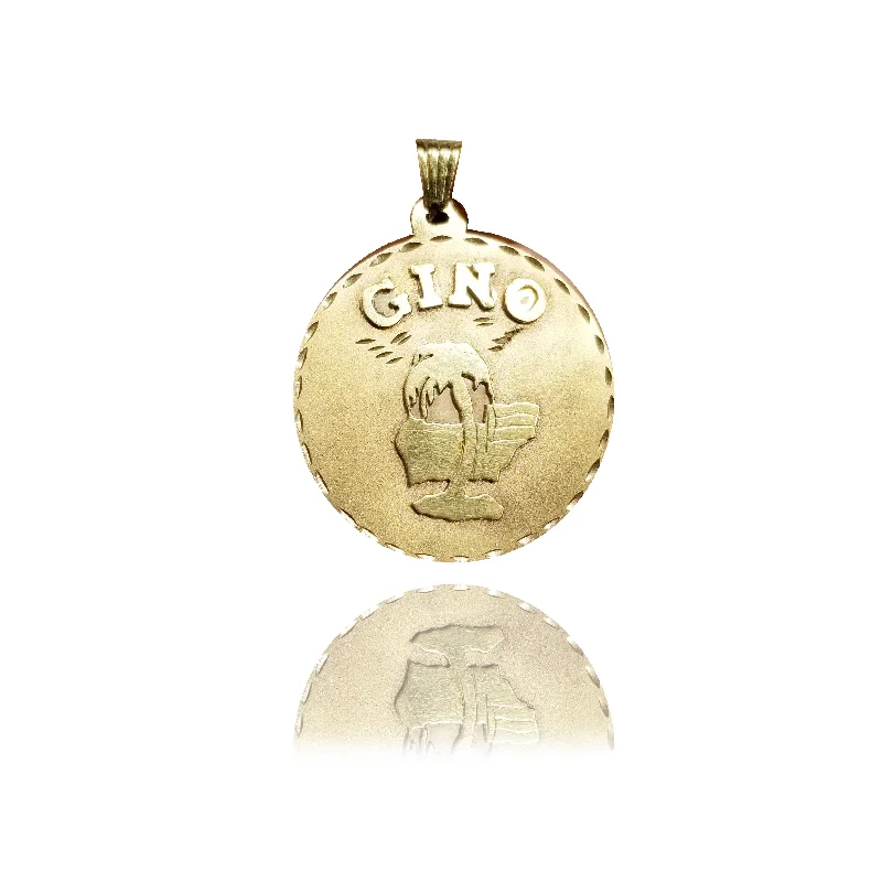 Key - shaped pendants, often symbolizing unlocking opportunities​ Gino Yellow Gold Pendant (14K)