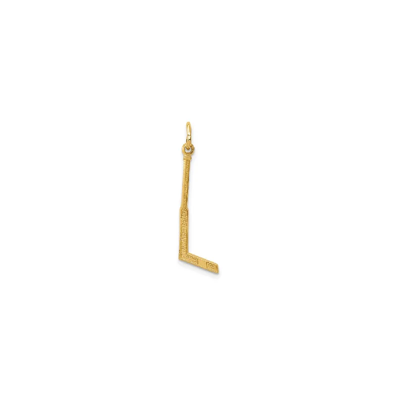 Religious Pendants with Cross or Star of David DesignsGoalie Stick Pendant (14K)