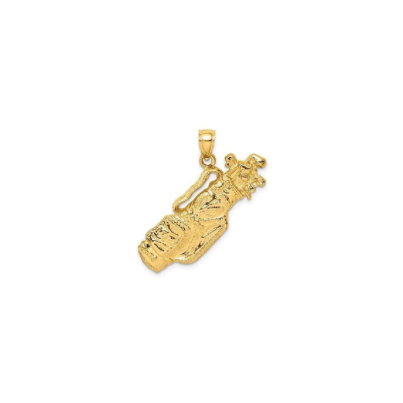 Animal - Shaped Pendants in Sterling SilverGolf Bag Pendant (14K)