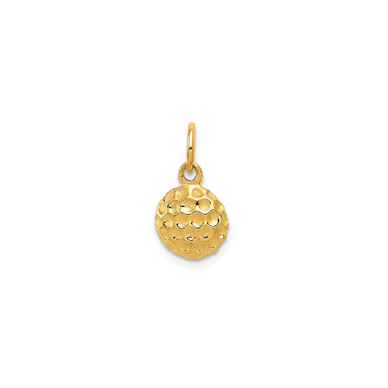 Charm Pendants with Multiple Small Decorative ElementsGolf Ball Pendant (14K)