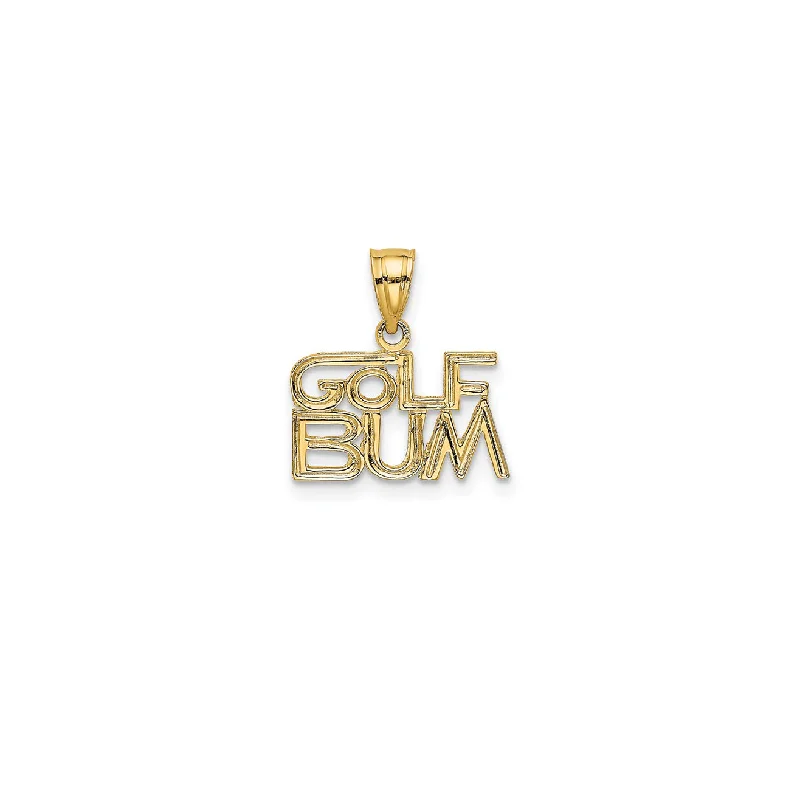 Initial Letter Pendants for a Personalized TouchGolf Bum Pendant (14K)