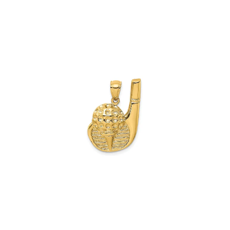 Animal - Shaped Pendants in Sterling SilverGolf Club and Ball Pendant (14K)
