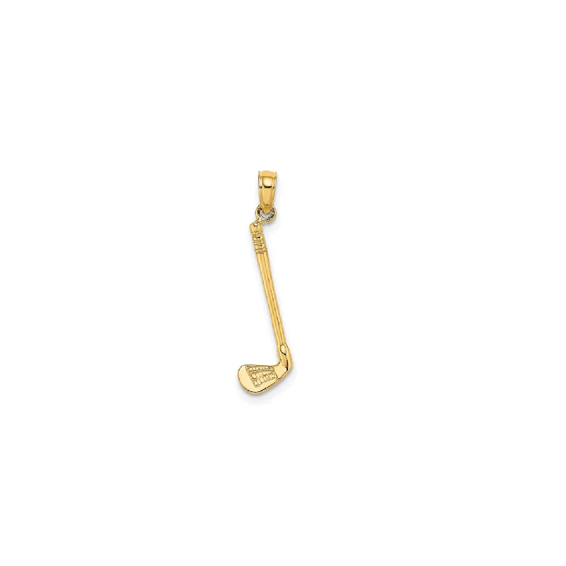 Initial Letter Pendants for a Personalized TouchGolf Stick Club Pendant （14K)