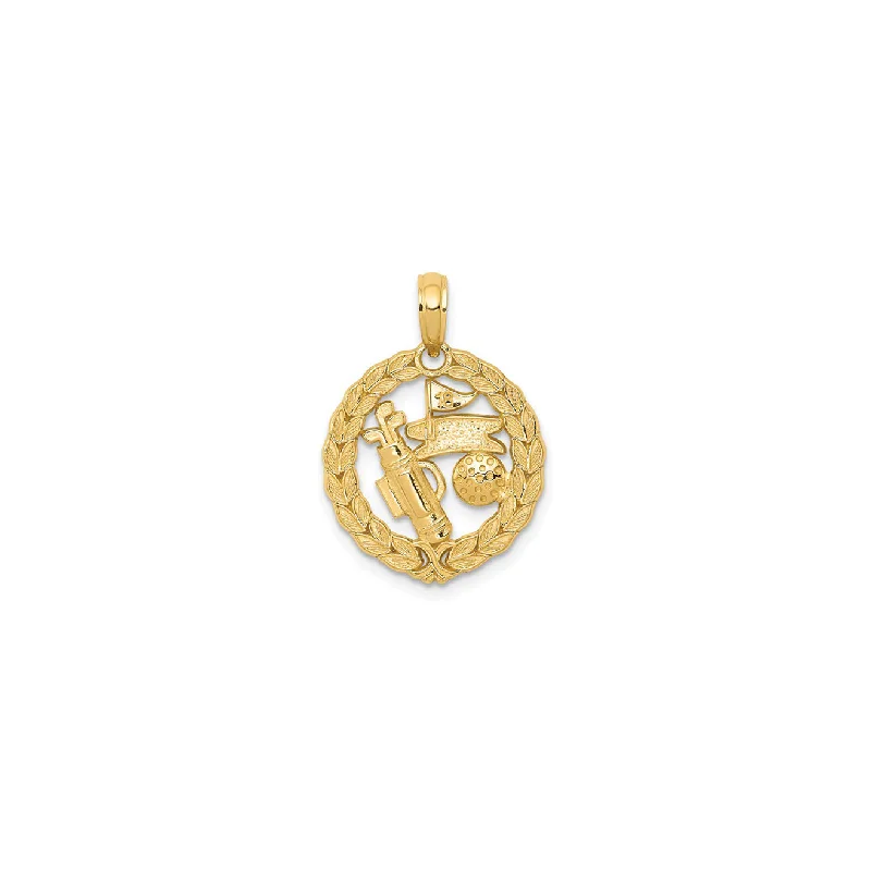 Animal - Shaped Pendants in Sterling SilverGolf Themed Pendant (14K)