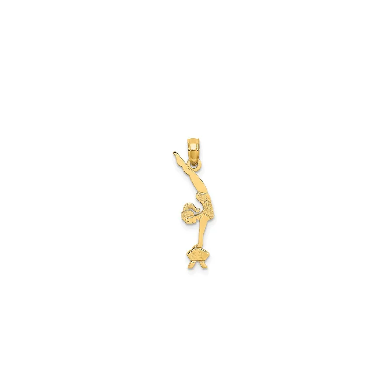 Charm Pendants with Multiple Small Decorative ElementsGymnastic Pendant (14K)