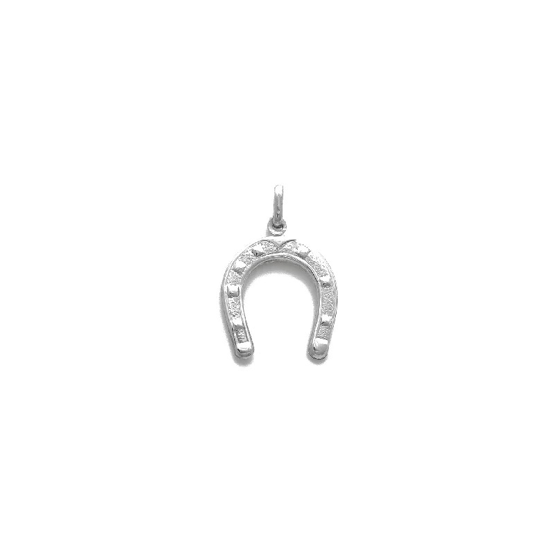 Pendant with a magnetic closure for easy attachment and removal​ Horseshoe Pendant (14K)