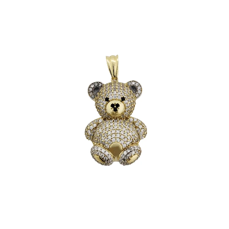Opal pendants with their unique play of colors Iced-Out Teddy Bear CZ Pendant (14K) Opal pendants with their unique play of colors Iced-Out Teddy Bear CZ Pendant (14K)