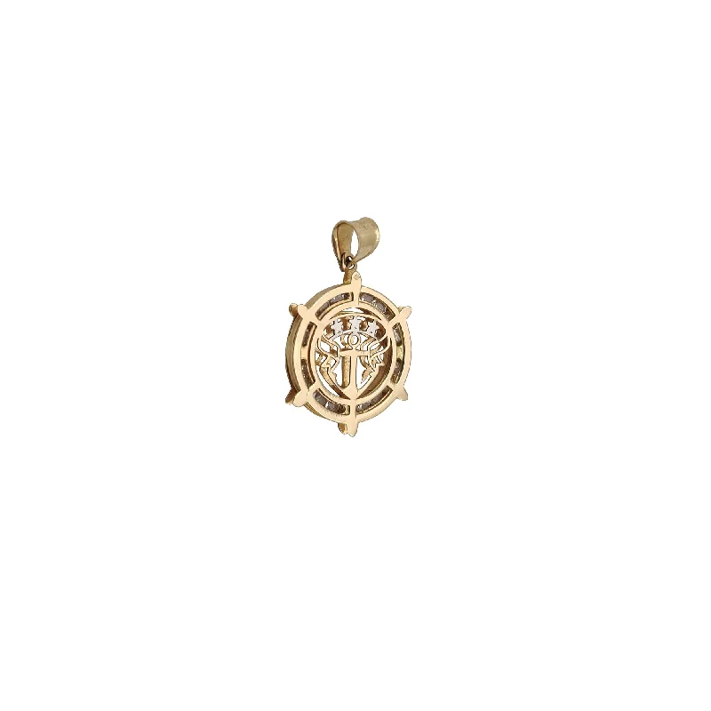 Coffee - cup pendants for coffee addicts​ Navy CZ Pendant (14K)