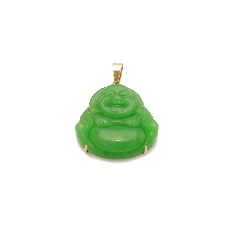 Camera - shaped pendants for photographers​ Jade Buddha Pendant (14K)