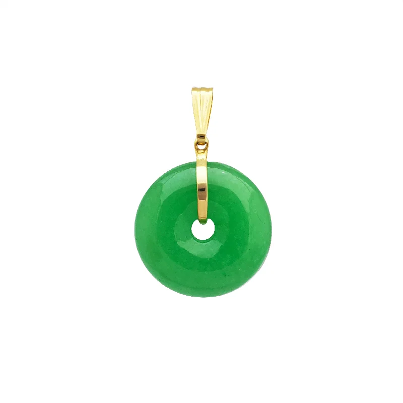 Guitar - pick pendants for guitar enthusiasts​ [璧] Jade Pi Disc Pendant (14K)