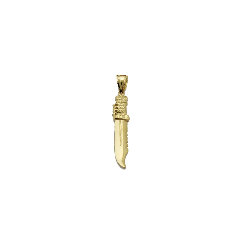 Key - shaped pendants, often symbolizing unlocking opportunities​ Jungle Knife (14K)