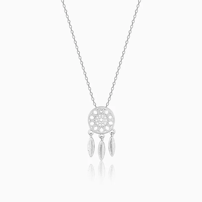 Zodiac Sign Pendant Necklaces for Astrology EnthusiastsSilver Dreamcatcher Necklace