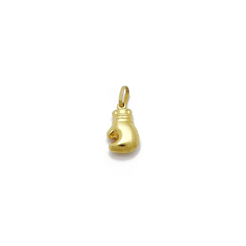 Beaded pendants with colorful gemstone accents​ Mini Boxing Gloves Pendant (14K)
