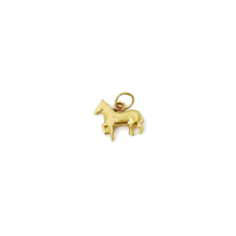 Pendants with a name or initials engraved for custom jewelry Mini Horse Pendant (14K) Pendants with a name or initials engraved for custom jewelry Mini Horse Pendant (14K)