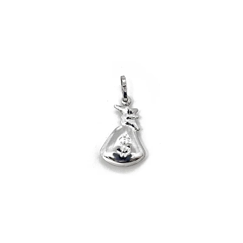 Jade pendants, symbolizing luck and prosperity in Asian cultures​ Mini Money Bag Pendant (14K)