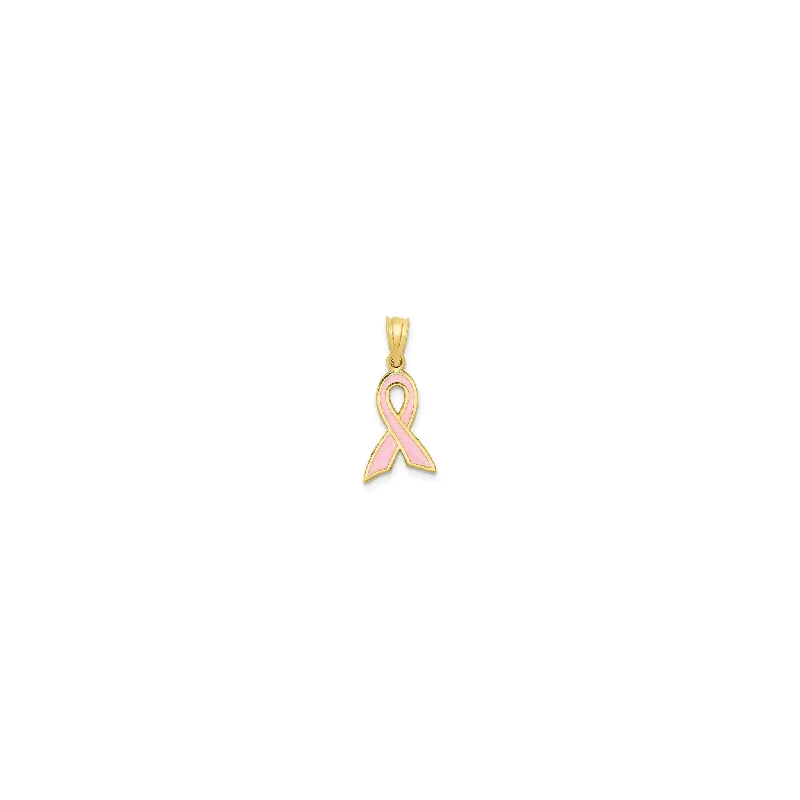 Rose gold pendants with heart - shaped designs for a romantic touch Mini Pink Awareness Ribbon Pendant (14K) Rose gold pendants with heart - shaped designs for a romantic touch Mini Pink Awareness Ribbon Pendant (14K)