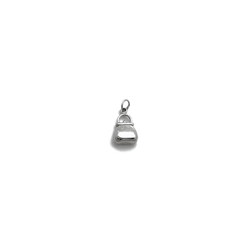 Titanium pendants known for their durability and lightweight nature​ Mini Purse Pendant (14K)