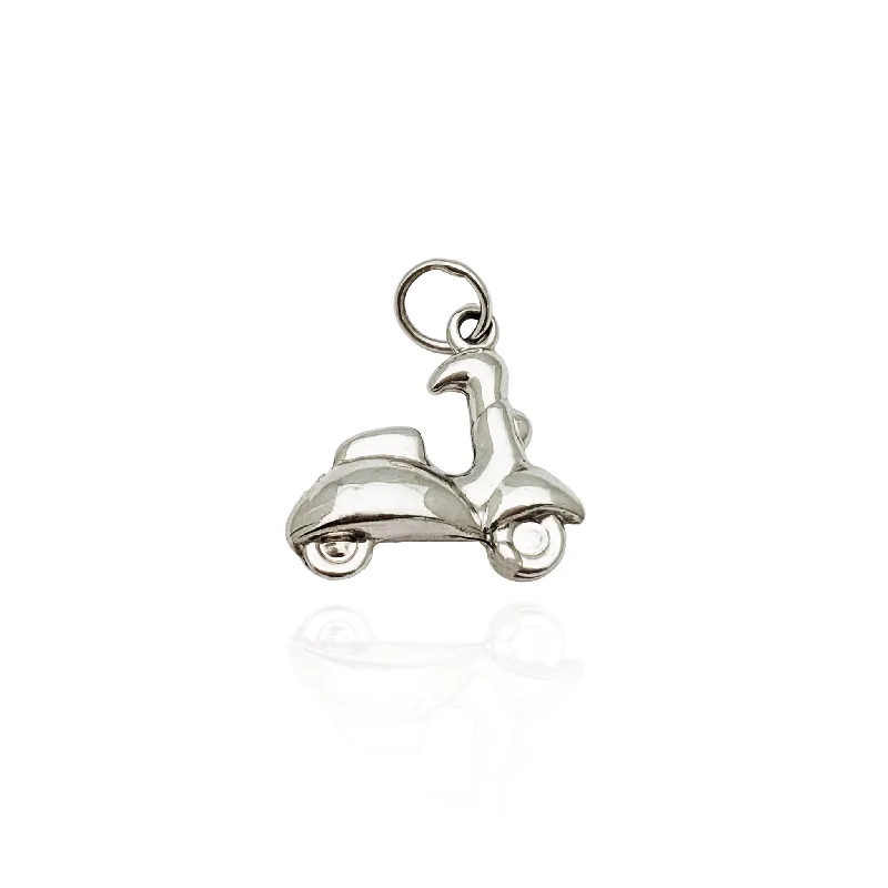 Opal pendants with their unique play of colors​ Retro Motorbike Pendant (14K)