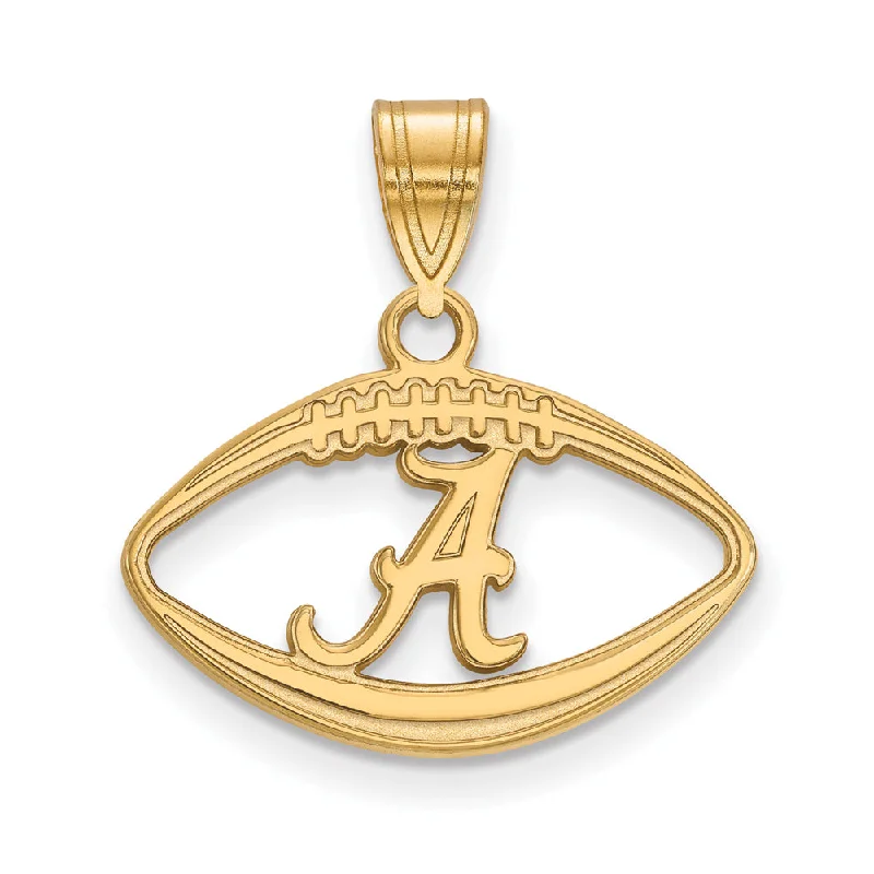Animal - Shaped Pendants in Sterling Silver14k Gold Plated Silver U. of Alabama Football Pendant Animal - Shaped Pendants in Sterling Silver14k Gold Plated Silver U. of Alabama Football Pendant
