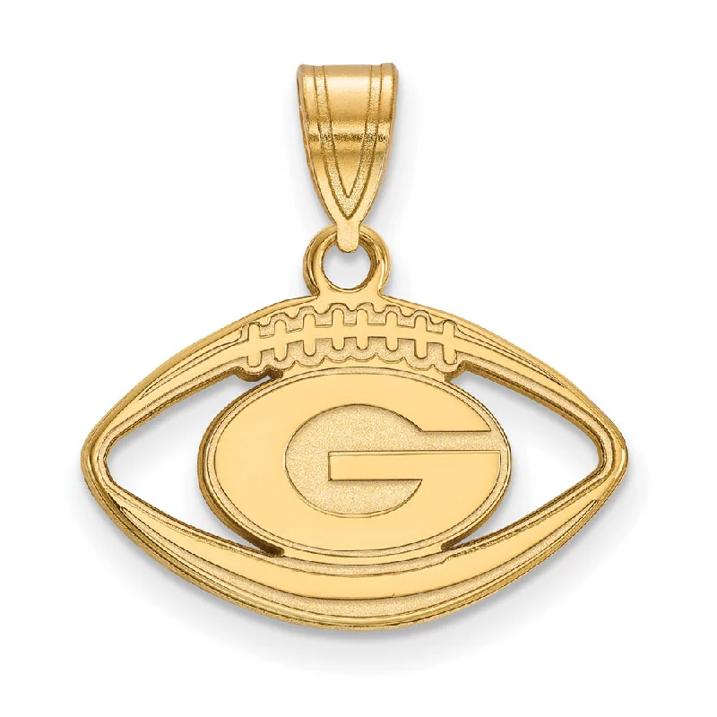 Animal - Shaped Pendants in Sterling Silver14k Gold Plated Silver U. of Georgia Football Pendant Animal - Shaped Pendants in Sterling Silver14k Gold Plated Silver U. of Georgia Football Pendant