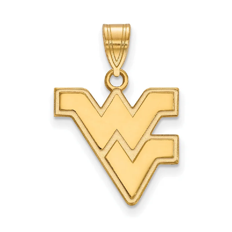 Animal - Shaped Pendants in Sterling Silver14k Gold Plated Silver West Virginia U. Medium Logo Pendant Animal - Shaped Pendants in Sterling Silver14k Gold Plated Silver West Virginia U. Medium Logo Pendant