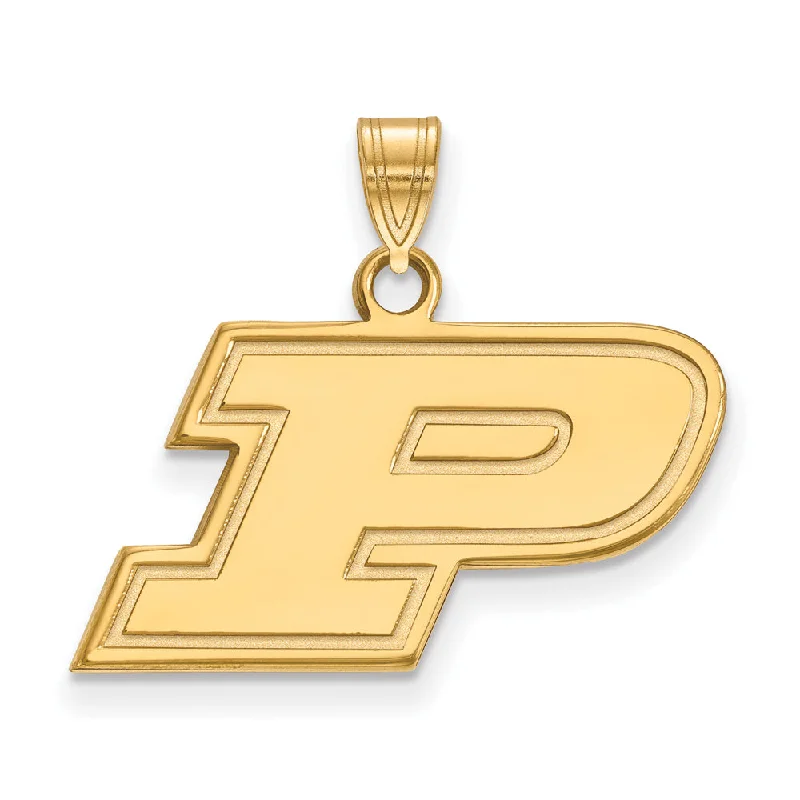 Aquamarine pendants, reminiscent of the ocean 14k Yellow Gold Purdue Small Initial P Pendant Aquamarine pendants, reminiscent of the ocean 14k Yellow Gold Purdue Small Initial P Pendant