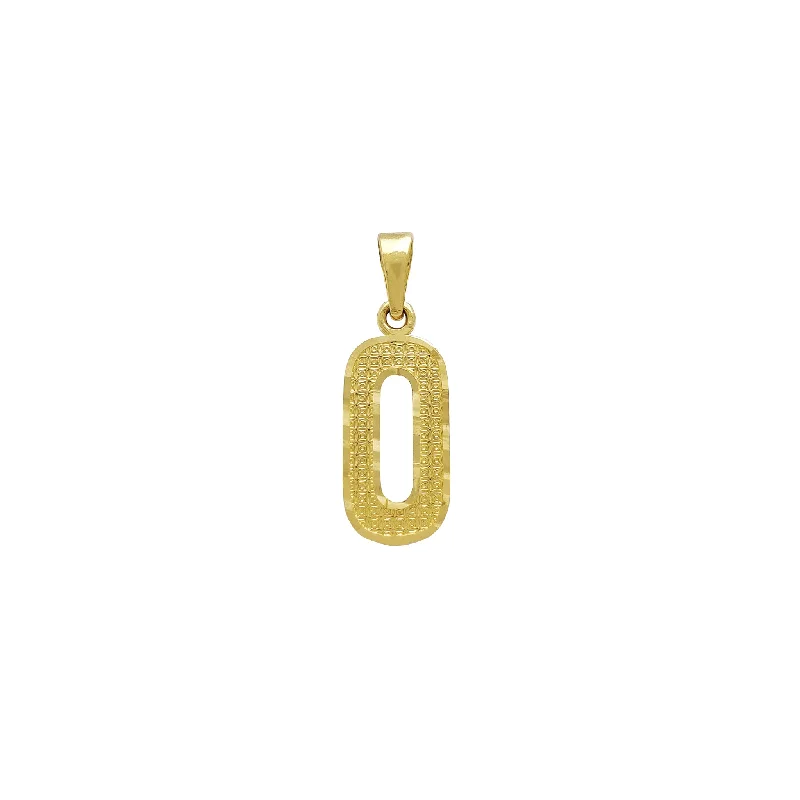 Ruby - studded pendants for a bold and vibrant statement​ Numbers Pendant (14K)