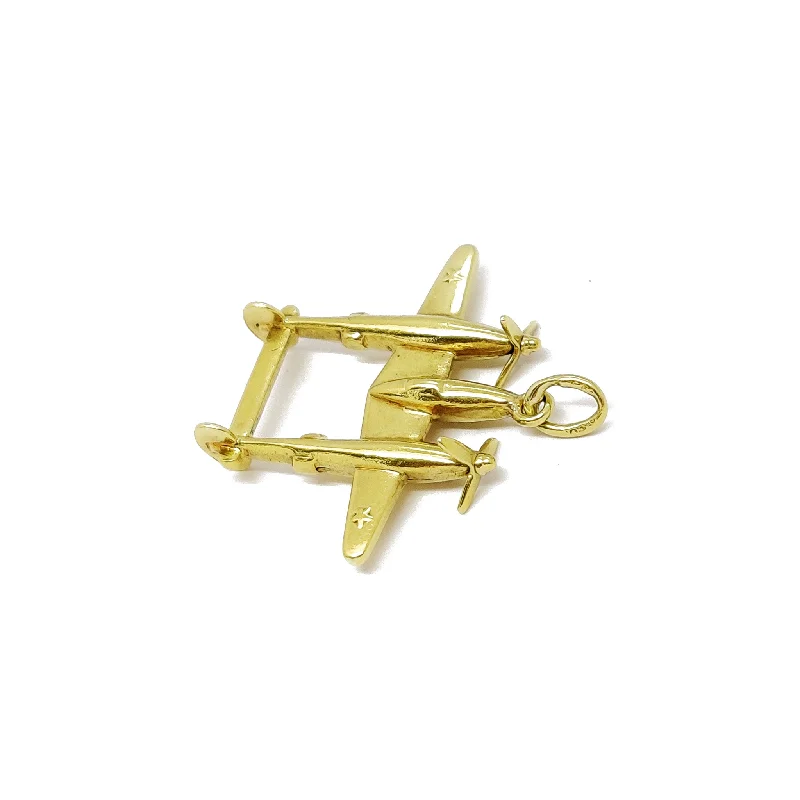 Mermaid - tail pendants for a touch of fantasy​ P-39 Aircraft Pendant (14K)