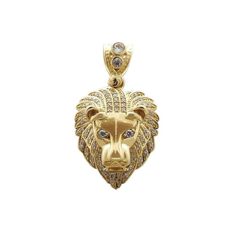 Angel - wing pendants for a spiritual and comforting feel​ Pavé Lion Head Pendant (14K)