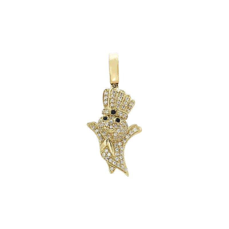 Aquamarine pendants, reminiscent of the ocean Pillsbury Doughboy CZ Pendant (14K) Aquamarine pendants, reminiscent of the ocean Pillsbury Doughboy CZ Pendant (14K)