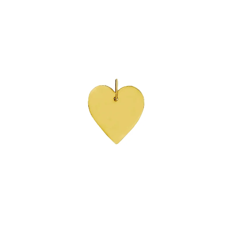 Key - shaped pendants, often symbolizing unlocking opportunities Plain Heart Pendant (14K) Key - shaped pendants, often symbolizing unlocking opportunities Plain Heart Pendant (14K)