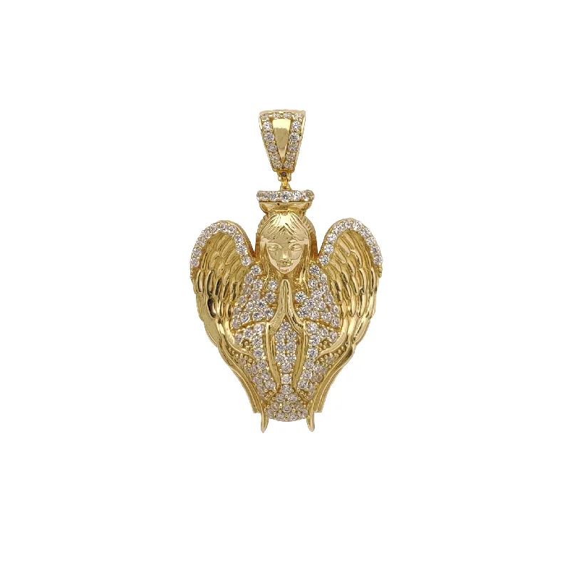 Coffee - cup pendants for coffee addicts​ Praying Angel Pendant (14K)