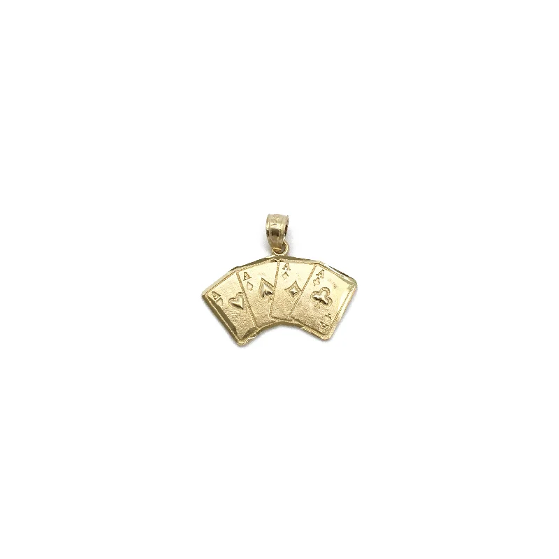 Turquoise pendants with a Southwestern - inspired charm​ Four Aces Pendant (14K)
