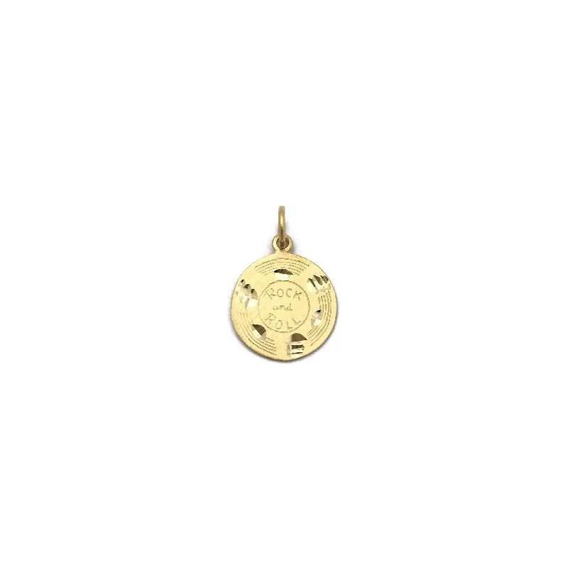 Sterling silver pendants with intricate filigree work Rock and Roll Vinyl Disc Pendant (14K) Sterling silver pendants with intricate filigree work Rock and Roll Vinyl Disc Pendant (14K)