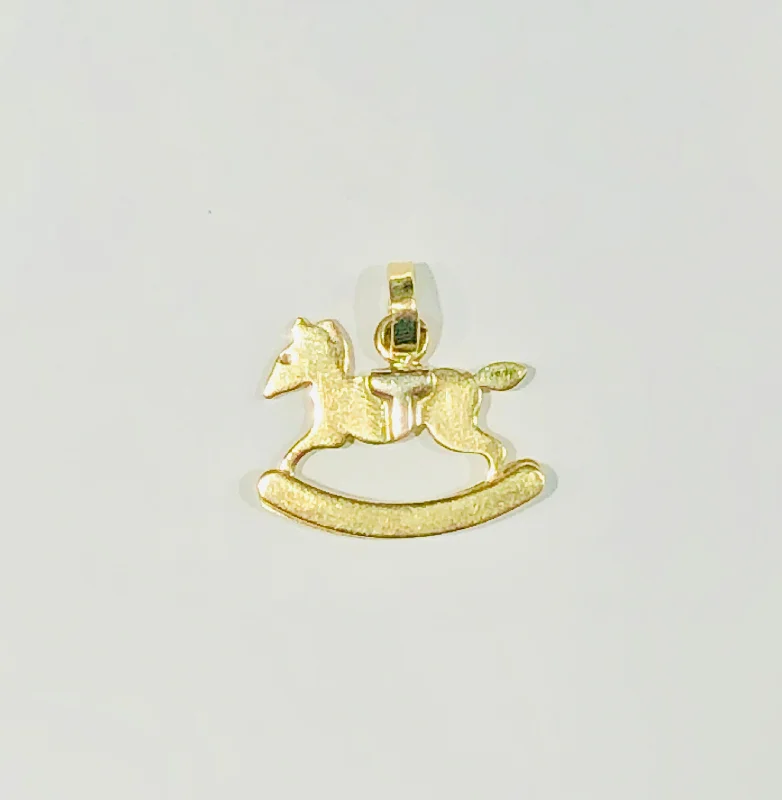 Pendant with a tassel for a bohemian and trendy style​ Rocking Horse Pendant (14K)