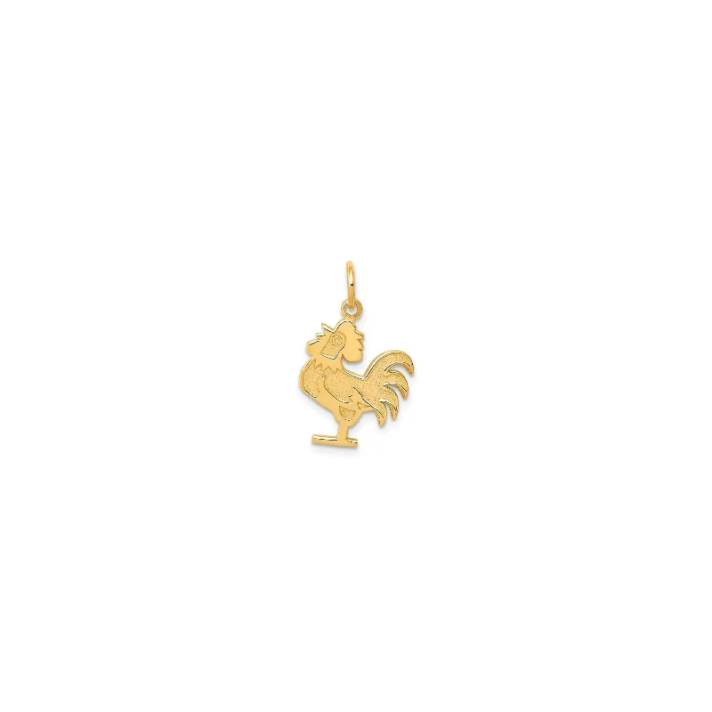 Religious Pendants with Cross or Star of David DesignsRooster Pendant (14K)