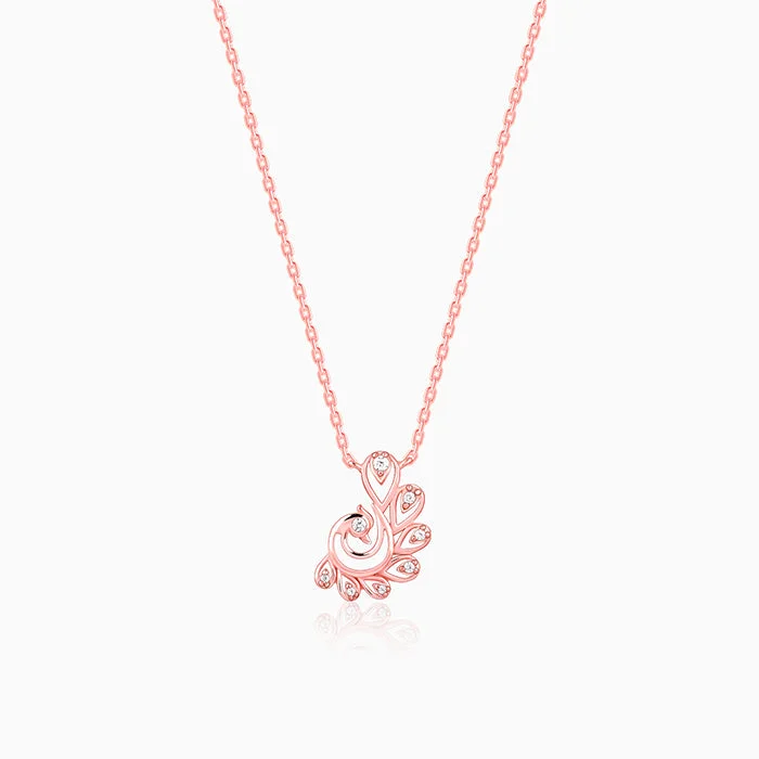 Heart - Shaped Pendant Necklaces with Birthstone InlaysRose Gold Navilu Necklace