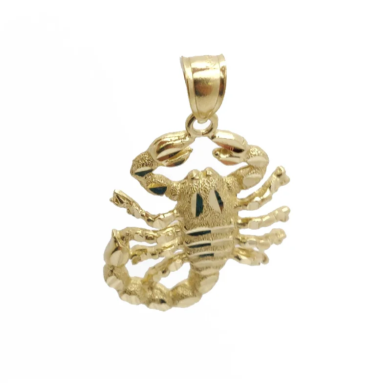 Beer - mug pendants for beer lovers​ Scorpion Diamond Cut Pendant (14K).